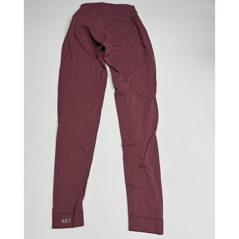 Set Active Mauve Athletic High Waist Leggings Women's Size S Sport body - Picture 9 of 9